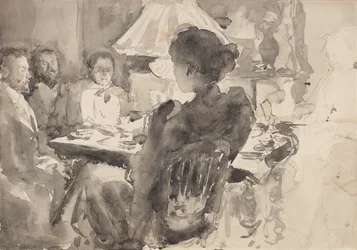 Conversation après dîner