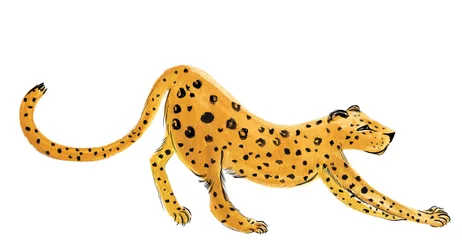 Yoga du léopard, 2020 (aquarelle sur papier)