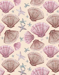 Coquillages de Whitstable, teinte antique, 2020 (aquarelle sur papier)