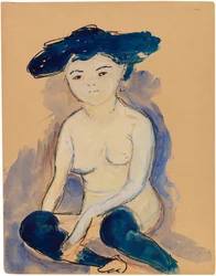 Hélène avec une coiffure japonaise à la mode