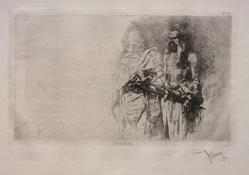 Esquisse (Deux figures arabes)