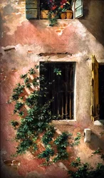 Les fenêtres (huile sur toile)