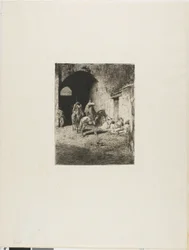 Garde de la Casbah à Tétouan