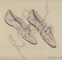 Chaussons de marche, vers 1936