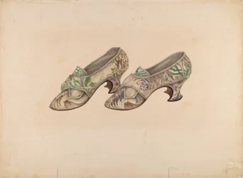Chaussures de femme, vers 1939