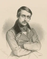 Portrait du dramaturge Auguste Anicet-Bourgeois 1806-1870