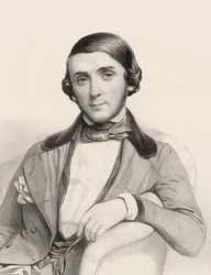 Portrait du pianiste et compositeur Jean-Henri Ravina 1818-1906, vers 1845