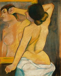 Femme nue devant un miroir, 1904