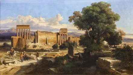Ruines de Balbeck,1846 (huile sur toile)