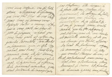 Lettre autographe à Philippe Moulceau, Livry, 25 octobre 1686