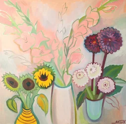 Nature morte florale moderne