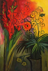 Nature morte florale éclatante