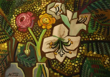 Nature morte florale éclatante