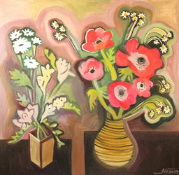 Nature morte florale éclatante