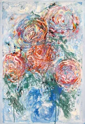 Abstrait floral éclatant