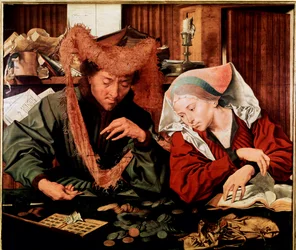 Le prêteur et sa femme