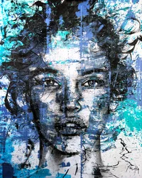 Futurum, 2024 (acrylique et huile sur toile)