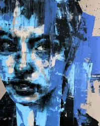 Somnium No. 2, Série XIV, 2024 (acrylique et huile sur toile inversée)