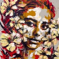 Somnium No. 2, Série XV, 2024 (acrylique et huile sur toile inversée)