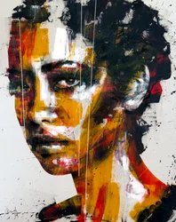 Somnium No. 6, Série XIII, 2024 (acrylique et huile sur toile inversée)