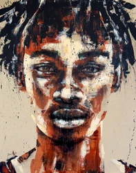 Somnium No. 7, Série XIII, 2024 (acrylique et huile sur toile inversée)