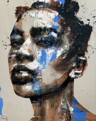 Somnium No. 9, Série XIII, 2024 (acrylique et huile sur toile inversée)