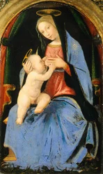Madone et Enfant, par Mariotto Albertinelli