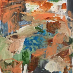 Abstraction texturée et éclatante