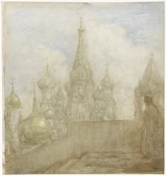 La cathédrale Saint-Basile à Moscou