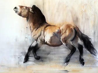 Cheval ancien (Przewalski en hiver)