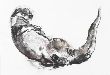 Sécher (charbon et conté sur papier)