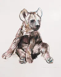 Hyène (assise), 2019
