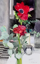 Coquelicots (aquarelle)