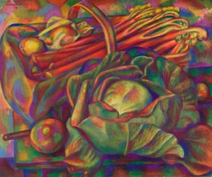 Chou et rhubarbe Savoy Green, 1929-1930