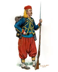 74th New York Infantry Co A Excelsior Brigade 1861, 2025 (Aquarelle et Gouache sur Bristol)