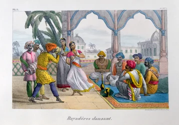 Bayadères dansant, 1828