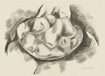 Plat de pommes et de poires