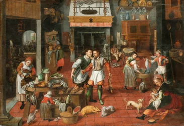 Intérieur de cuisine, c. 1565