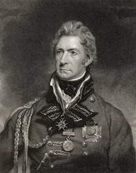 Sir Thomas Munro, 1er baronnet, gravé par Henry Hoppner Meyer (vers 1782-1847), tiré de «National Portrait Gallery», volume II, publié vers 1835