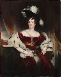 Portrait de Charlotte Florentia, troisième duchesse de Northumberland (1787-1866)