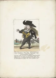 Le nain espagnol Don Guappos, ca. 1710
