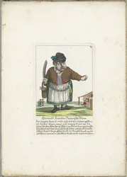 La naine Gertraud Knörtzlin, vers 1710