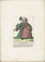 Le nain Hali Nasili Pascha, vers 1710
