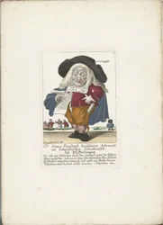 Le nain Lucas Hirnzwik en avocat, vers 1710