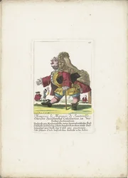 Le nain Monsieur le Marquis de Sauterelle, vers 1710