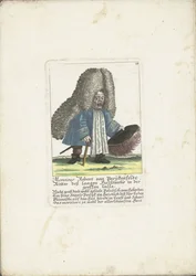 Le nain Robert von Parukenfeldt, ca. 1710
