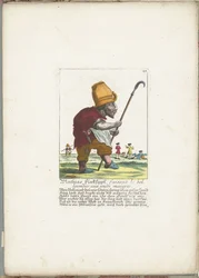 Le joyeux nain Mathias Flecksippl, vers 1710