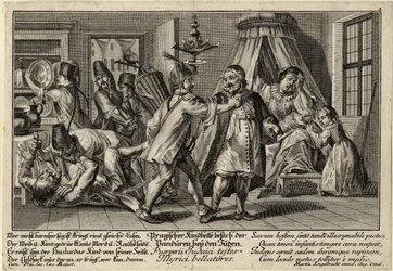Les Pandurs visitant les Juifs