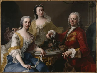 Joseph Angelo de France avec sa famille