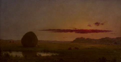 Coucher de soleil, prairies de Newburyport